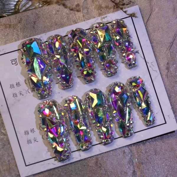 nails with rhinestones - Dreamall